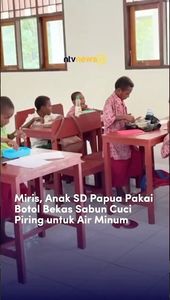 Miris, Anak SD Papua Pakai Botol Bekas Sabun Cuci Piring untuk Air Minum | NTVNEWSID