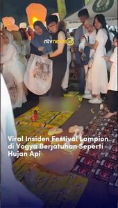 Viral Insiden Festival Lampion di Yogya Berjatuhan Seperti Hujan Api | NTVNEWSID
