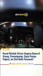 Kesel Ditolak Driver Gegara Bawa 8 Orang, Penumpang: Saya Punya Pajero! | NTVNEWSID