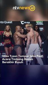 Mike Tyson Tampar Jake Paul, Acara Timbang Badan Berakhir Rusuh