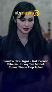 Sandra Dewi Ngaku Gak Pernah Dibeliin Harvey Tas Mahal, Cuma iPhone Tiap Tahun