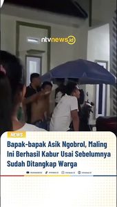 Bapak-bapak Asik Ngobrol, Maling Berhasil Kabur Usai Sebelumnya Sudah Ditangkap Warga | NTVNEWSID