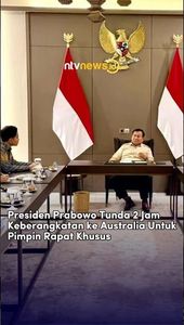 Presiden Tunda 2 Jam keberangkatan ke Australia untuk Pimpin Rapat Khusus | NTVNEWSID