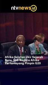 Afrika Selatan Ukir Sejarah Baru, Jadi Negara Afrika Pertama yang Pimpin G20