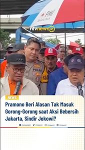 Pramono Beri Alasan Tak Masuk Gorong-gorong saat Aksi Bebersih Jakarta, Sindir Jokowi | NTVNEWSID