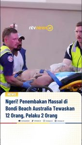 Ngeri! Penembakan Massal di Bondi Beach Australia Tewaskan 12 Orang | NTVNEWSID
