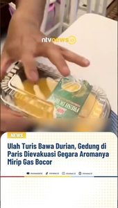 Ulah Turis Bawa Durian, Gedung di Paris Dievakuasi Gegara Aromanya Mirip Gas Bocor | NTVNEWSID