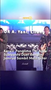 Keren! Panglima TNI Agus Subiyanto Duet dengan Jamrud Sambil Main Gitar | NTVNEWSID