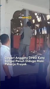 Geger! Anggota DPRD Kota Sungai Penuh Diduga Maki Pekerja Proyek | NTVNEWSID