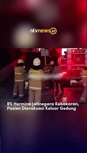 RS Hermina Jatinegara Kebakaran, Pasien Dievakuasi Keluar Gedung | NTVNEWSID
