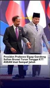 Presiden Prabowo Sigap Gandeng Sultan Brunei Turun Tangan KTT ASEAN Usai Sempat Jatuh | NTVNEWSID