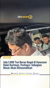 Ada 1.000 Ton Beras Ilegal di Kawasan Balai Karimun, Ini Tanggapan Purbaya | NTVNEWSID