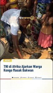 TNI di Afrika Ajarkan Warga Kongo Masak Bakwan | NTVNEWSID