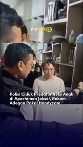 Polisi Ciduk Predator Seks Anak di Apartemen Jaksel, Rekam Adegan Pakai Handycam | NTVNEWSID