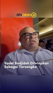 Vadel Badjideh Ditetapkan Sebagai Tersangka