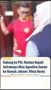 Gabung ke PSI, Mantan Bupati Indramayu Nina Agustina Sowan ke Rumah Jokowi | NTVNEWSID