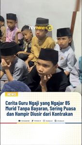 Cerita Guru Ngaji yang Ngajar Tanpa Bayaran dan Sering Puasa | NTVNEWSID