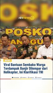 Bantuan Sembako Warga Terdampak Banjir Dilempar dari Helikopter, Ini Klarifikasi TNI | NTVNEWSID