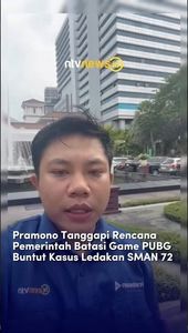 Pramono Tanggapi Rencana Pemerintah Batasi Game PUBG Buntut Kasus Ledakan SMAN 72 | NTVNEWSID