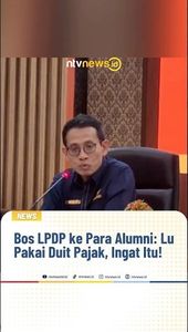 Bos LPDP ke Alumni: Lu Pakai Duit Pajak, Ingat Itu! | NTVNEWSID