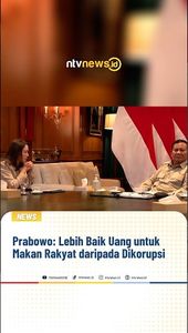 Prabowo: Lebih Baik Uang Untuk Makan Rakyat daripada Dikorupsi | NTVNEWSID