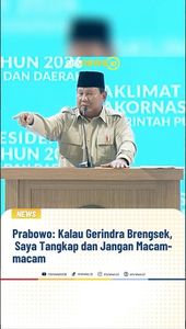 Prabowo: Kalau Gerindra Brengsek, Saya Tangkap dan Jangan Macam-macam | NTVNEWSID