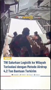 TNI Salurkan Logistik ke Wilayah Terisolasi, 4,2 Ton Bantuan Terkirim | NTVNEWSID