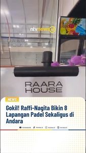 Gokil! Raffi-Nagita Bikin 8 Lapangan Padel Sekaligus di Andara | NTVNEWSID