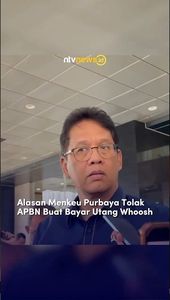 Alasan Menkeu Purbaya Tolak APBN Buat Bayar Utang Whoosh | NTVNEWSID
