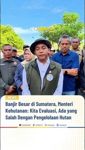 Banjir Besar di Sumatera, Menteri Kehutanan: Kita Evaluasi, Ada yang Salah | NTVNEWSID