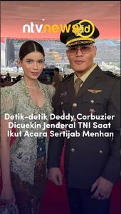 Detik-detik Deddy Corbuzier Dicuekin Jenderal TNI Saat Ikut Acara Sertijab Menhan