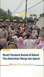 Ricuh, Eksekusi Rumah di Bekasi Picu Bentrokan Warga dan Aparat | NTVNEWSID