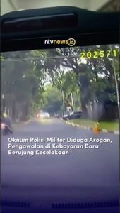 Oknum Polisi Militer Diduga Arogan, Pengawalan di Kebayoran Baru Berujung Kecelakaan | NTVNEWSID