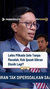 Lolos Pilkada Solo Tanpa Masalah, Kok Ijazah Gibran Diusik Lagi?