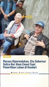 Merasa Dipermalukan, Eks Gubernur Sultra Nur Alam Emosi saat Penertiban Lahan di Kendari | NTVNEWSID