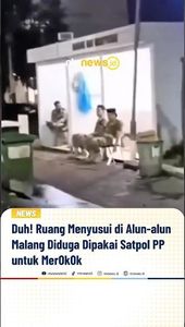 Duh! Ruang Menyusui di Alun-alun Malang Diduga Dipakai Satpol PP untuk Merokok | NTVNEWSID