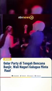 Gelar Party di Tengah Bencana Banjir, Wali Nagari Galugua Minta Maaf | NTVNEWSID