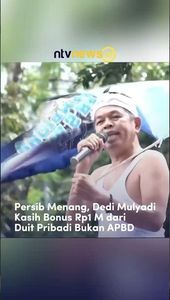 Persib Menang, Dedi Mulyadi Kasih Bonus Rp1 M dari Duit Pribadi Bukan APBD | NTVNEWSID