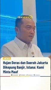 Hujan Deras dan Daerah Jakarta Dikepung Banjir, Istana: Kami Minta Maaf | NTVNEWSID