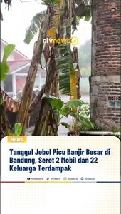 Tanggul Jebol Picu Banjir Besar di Bandung, Seret 2 Mobil dan 22 Keluarga Terdampak | NTVNEWSID