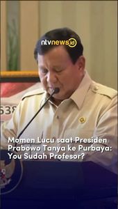 Momen Lucu saat Presiden Prabowo Tanya ke Purbaya: You Sudah Profesor? | NTVNEWSID