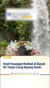 Viral! Pasangan Menikah di Bawah Air Terjun Curug Dayang Sumbi | NTVNEWSID