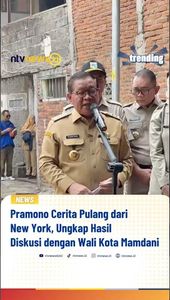 Pramono Cerita Pulang dari New York, Ungkap Hasil Diskusi dengan Wali Kota Mamdani