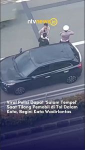 Viral Polisi Dapat 'Salam Tempel' Saat Tilang Pemobil di Tol, Begini Kata Wadirlantas