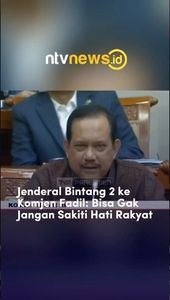 Jenderal Bintang 2 ke Komjen Fadil: Bisa Gak, Jangan Sakiti Hati Rakyat?