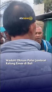 Waduh! Oknum Polisi Jambret Kalung Emas di Bali | NTVNEWSID