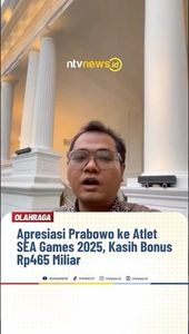 Apresiasi Prabowo ke Atlet SEA Games 2025, Kasih Bonus Rp465 Miliar | NTVNEWSID