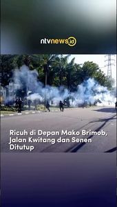 Ricuh di Depan Mako Brimob, Jalan Kwitang dan Senen Ditutup | NTVNEWSID