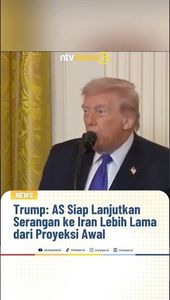 Trump: AS Siap Lanjutkan Serangan ke Iran Lebih Lama dari Proyeksi Awal | NTVNEWSID