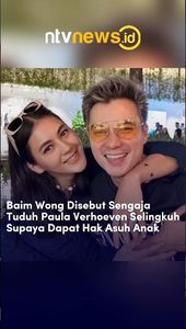 Baim Wong Disebut Sengaja Tuduh Paula Verhoeven Selingkuh Supaya Dapat Hak Asuh Anak